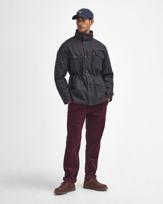 Barbour Blue Sapper Wax Jacket for men