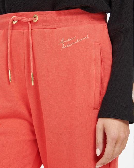 Barbour Red Alonso Joggers