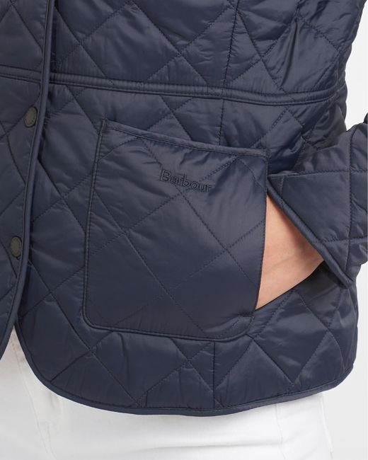 Barbour Blue Deveron Quilted Coat