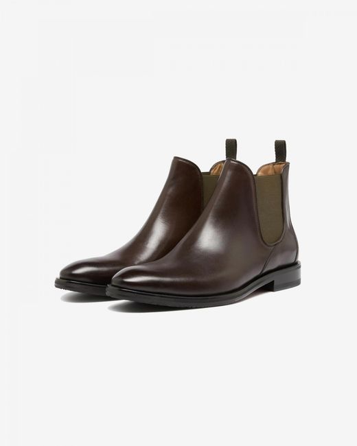Oliver Sweeney Brown Andante Leather Chelsea Boots for men