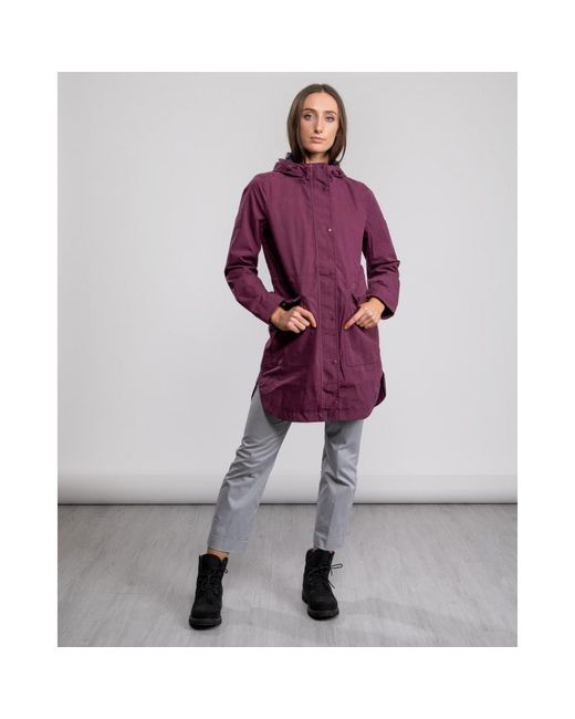 Joules Purple Loxley Longline Waterproof Jacket
