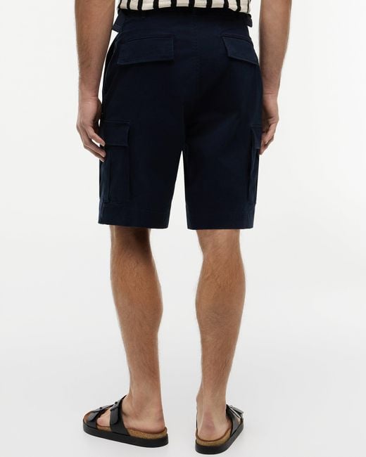 Tommy Hilfiger Blue Essential Twill Cargo Shorts for men
