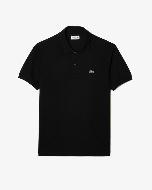 Lacoste Black Classic Fit.12.12 Short Sleeve Polo Shirt for men