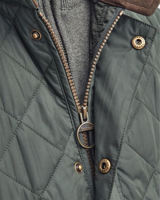 Barbour Gray New Lowerdale Gilet for men