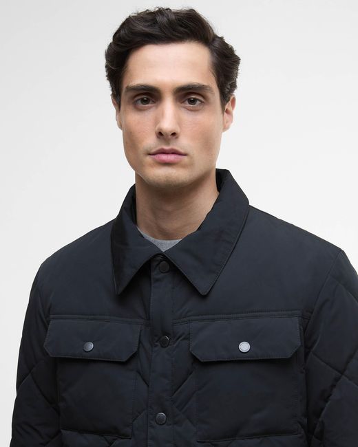 Barbour Black Axwell Puffer Jacket for men