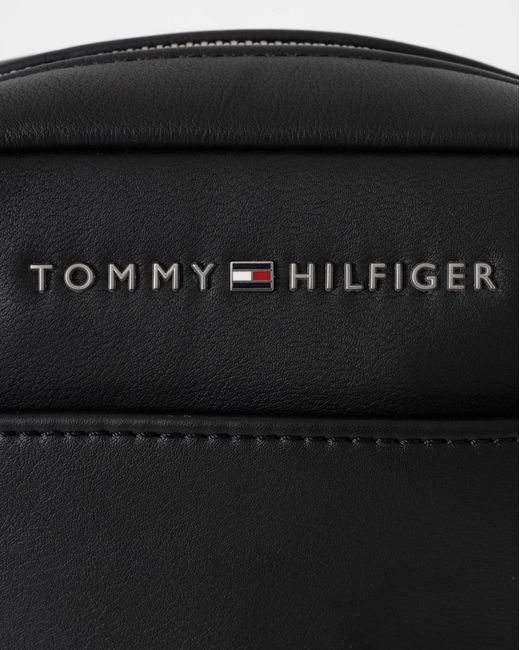 Tommy Hilfiger Black Th City Mini Reporter Beg for men