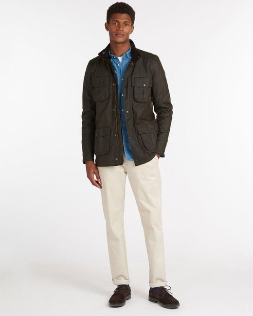 Barbour Brown Corbridge Wax Jacket for men