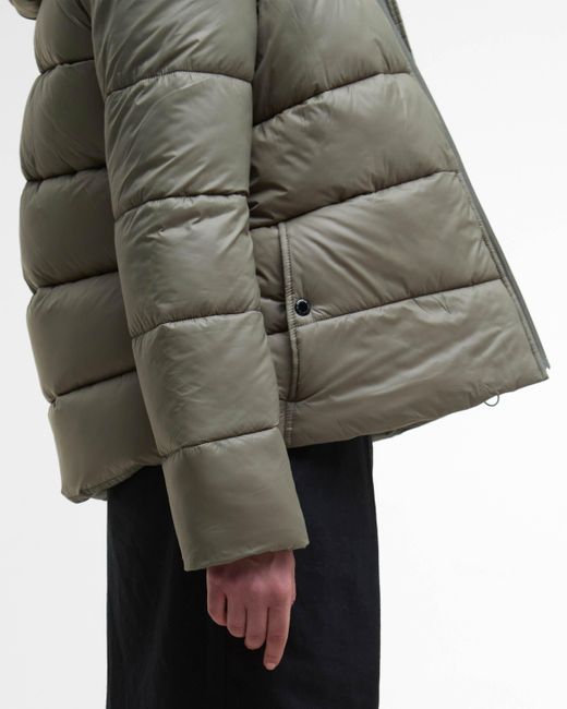 Barbour Gray Olivios Puffer Jacket