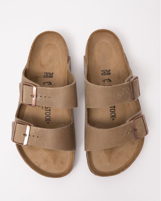 Birkenstock Brown Arizona Oiled Leather Sandals