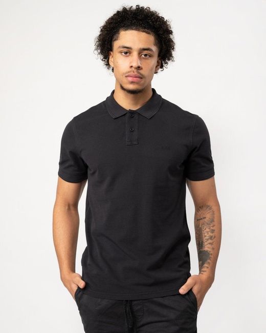 Boss Black Prime Cotton-piqué Polo Shirt With Logo Print Nos for men