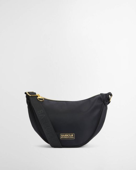 Barbour Black Qualify Sling Bag