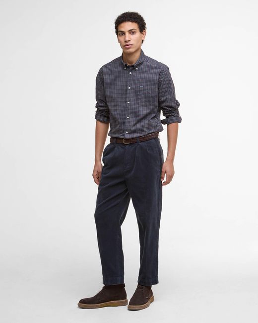 Barbour Blue Lomond Tailored Shirt for men