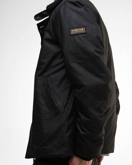Barbour Black Mayburn Wax Jacket for men
