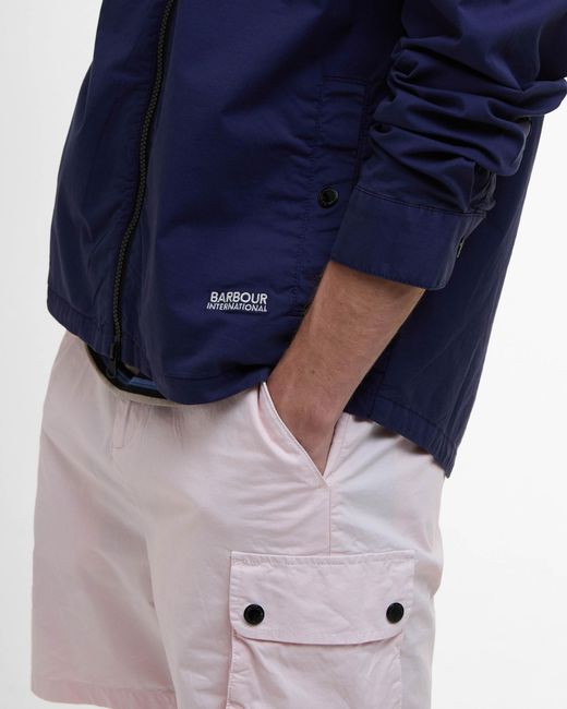 Barbour Blue Hayden Overshirt for men