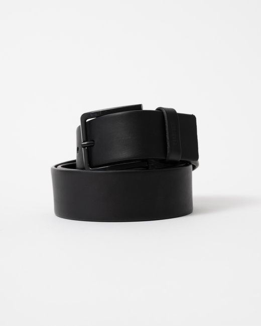 HUGO Black Gioni Leather Belt Nos for men