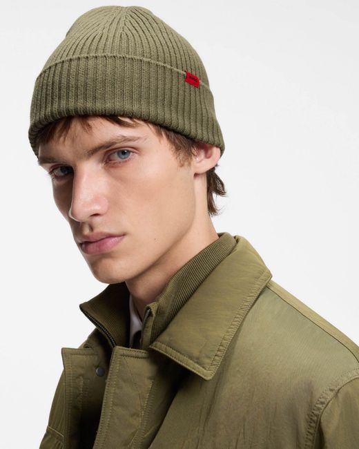 HUGO Green Xola Beanie for men