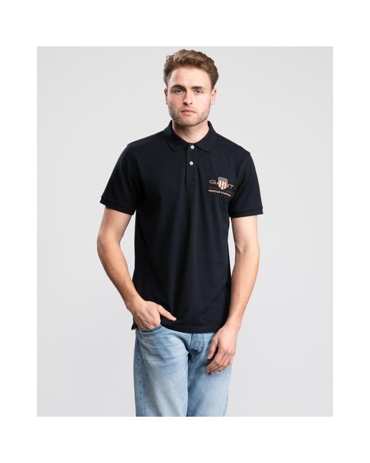 GANT D1. Archive Shield Ss Pique Polo 
