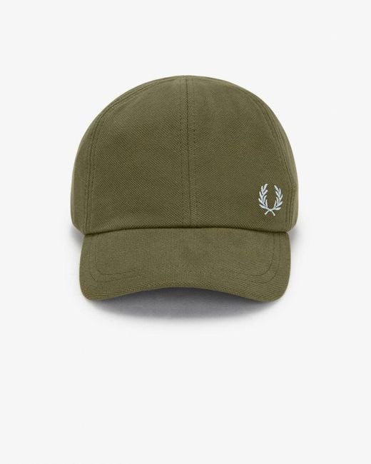 Fred Perry Green Classic Piqué Cap for men