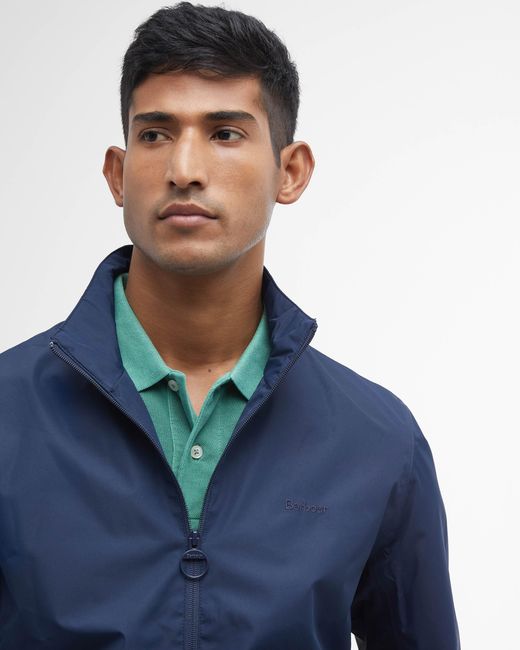 Barbour Blue Korbel Waterproof Jacket for men