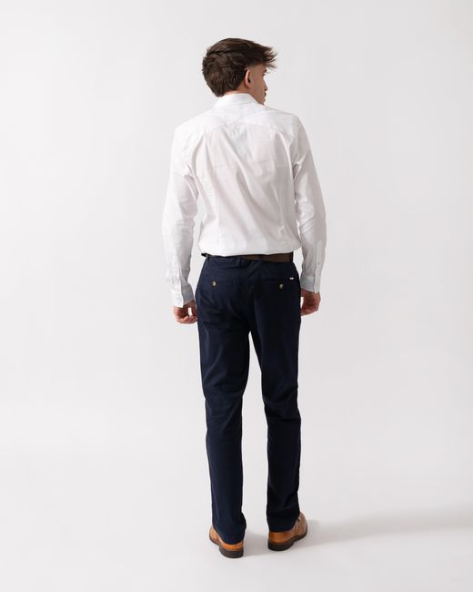 Gant Blue Regular Fit Classic Chinos for men