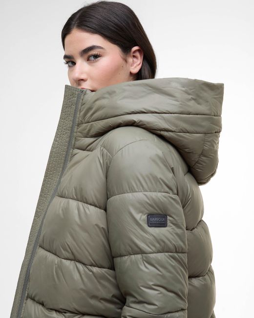 Barbour Gray Olivios Puffer Jacket