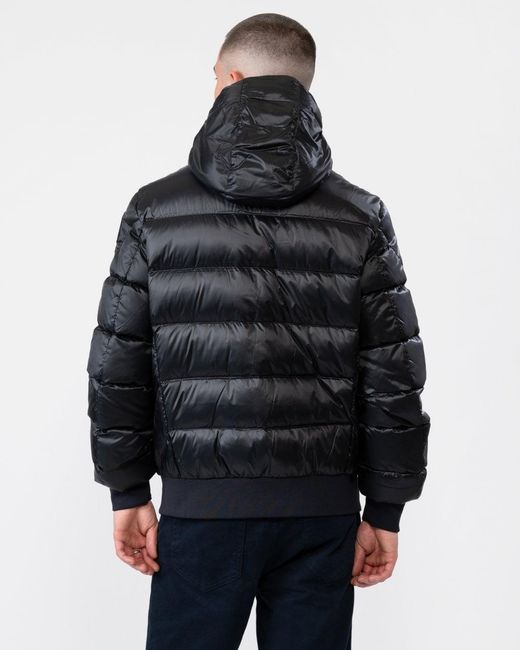 Parajumpers Black Pharrell Glossy Down Jacket for men