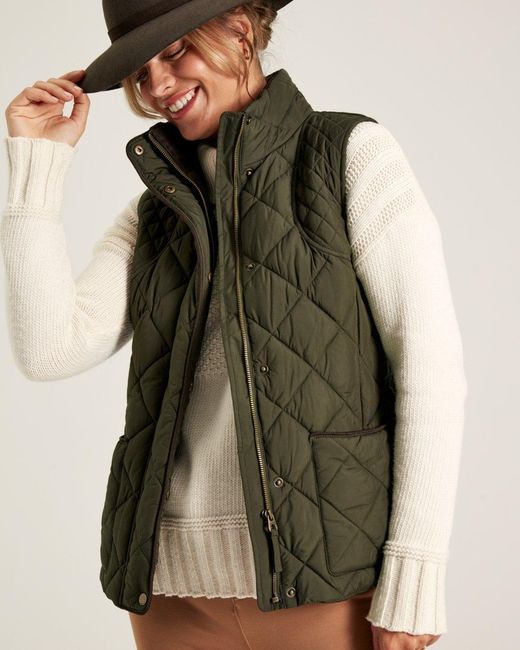 Joules Brown Thornley Quilted Gilet
