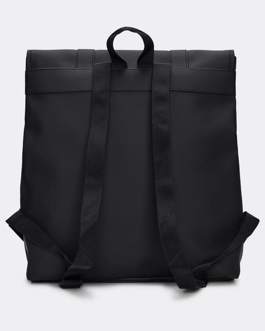 Rains Black Msn Bag Mini