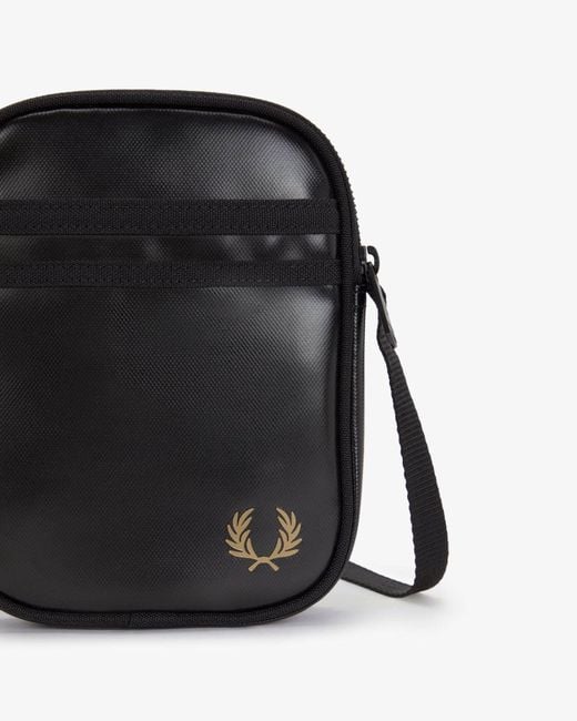 Fred Perry Black Tonal Classic Small Side Bag for men