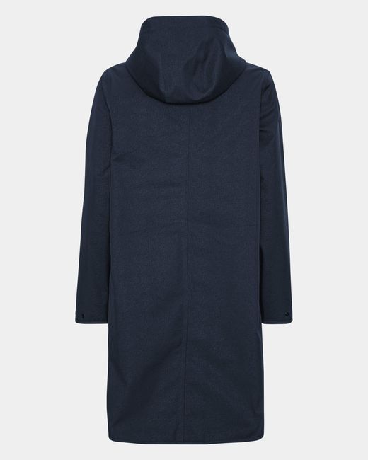Ilse Jacobsen Blue Rain A-Line Softshell Raincoat