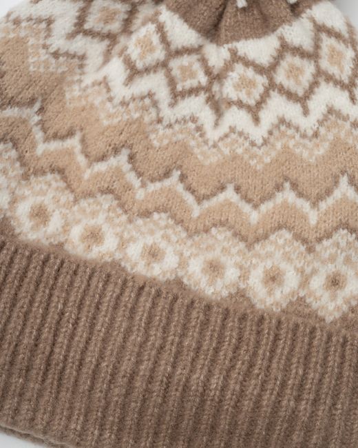 Joules Natural Kara Bobble Hat