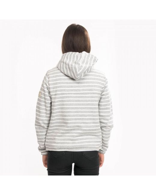 Joules Ladies Joanna Zip Through Fleece Lined Hoodie Navy