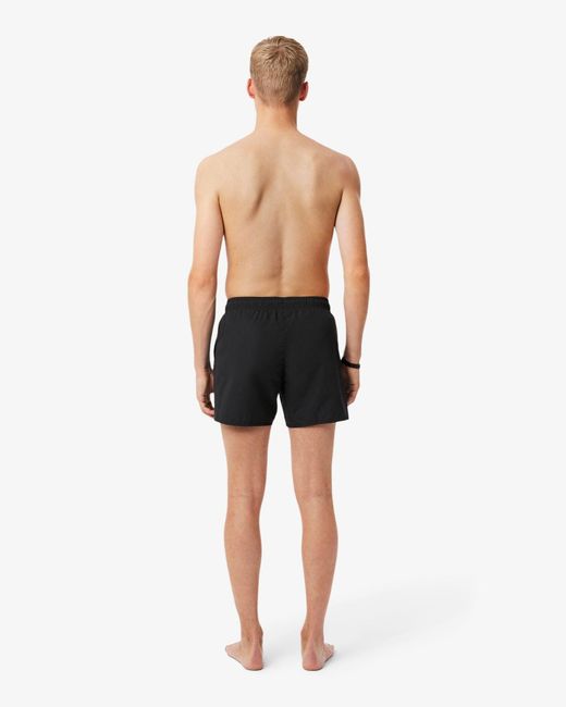 Lacoste Black Light Quick-Dry Swim Shorts for men