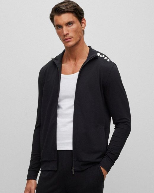 Hugo boss hotsell lounge tracksuit grey