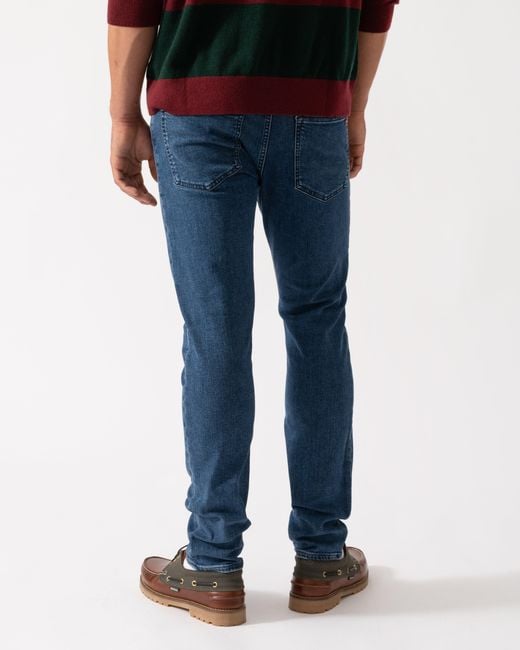 Boss Blue Delaware Bo Slim-Fit Jeans for men