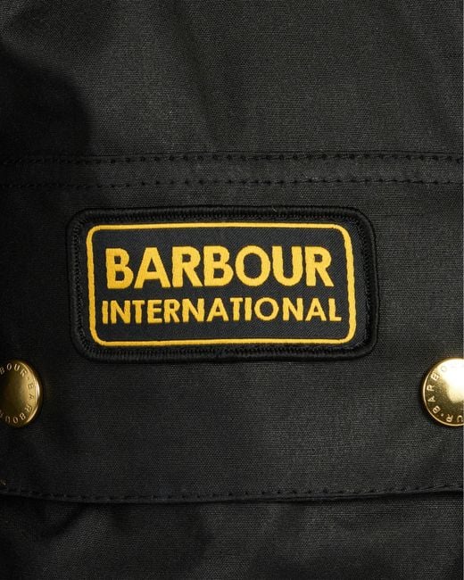 Barbour Black International Original Wax Jacket for men
