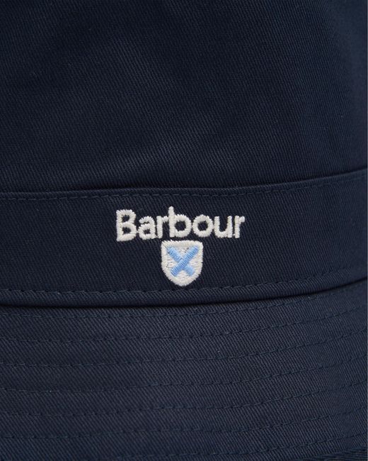 Barbour Blue Navy Cascade Bucket Hat for men