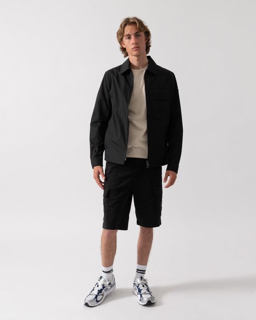 Belstaff Black Cargo Overshirt for men