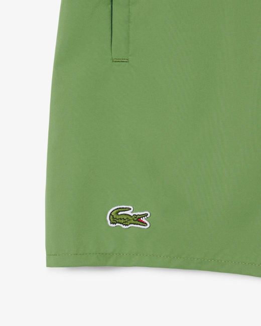 Lacoste Green Light Quick-Dry Swim Shorts for men