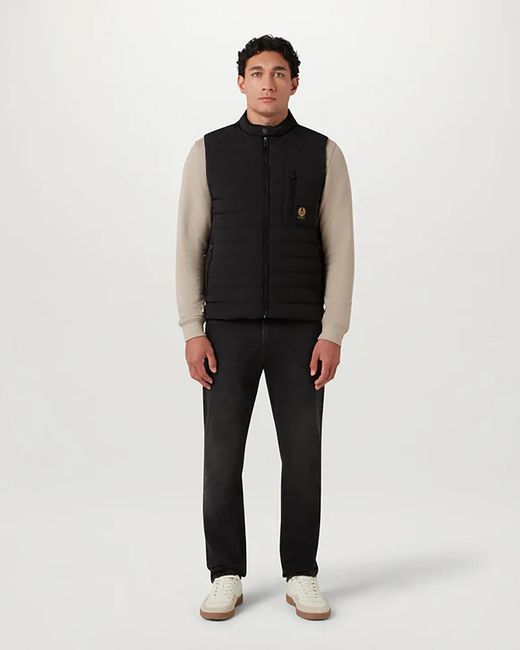 Belstaff Black Chassis Gilet for men
