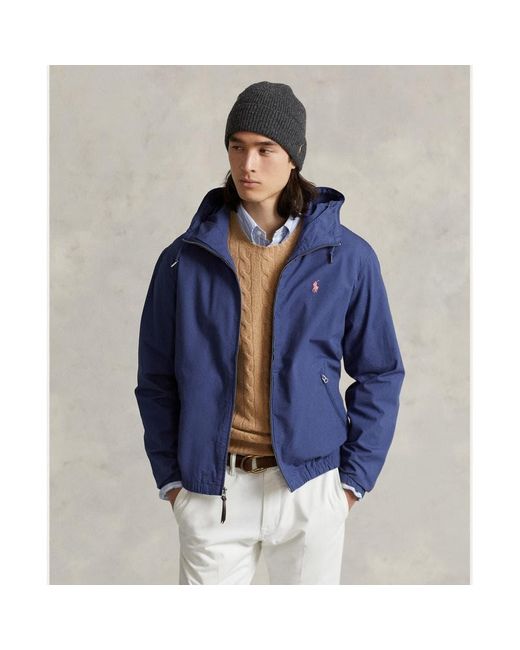 Polo Ralph Lauren Cotton Colt Hooded Poplin Jacket With Polo Pony in ...