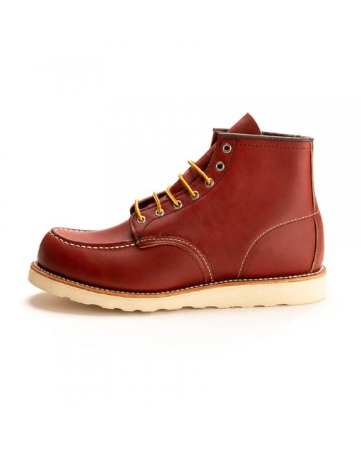 men's red wing 6 inch moc toe