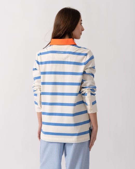 Joules White Falmouth Jonty Rugby Shirt