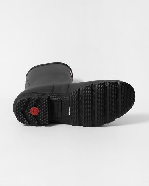 Hunter Black Original Short Wellies for men