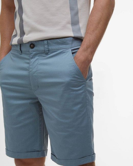 Barbour Blue Smart Chino Shorts for men