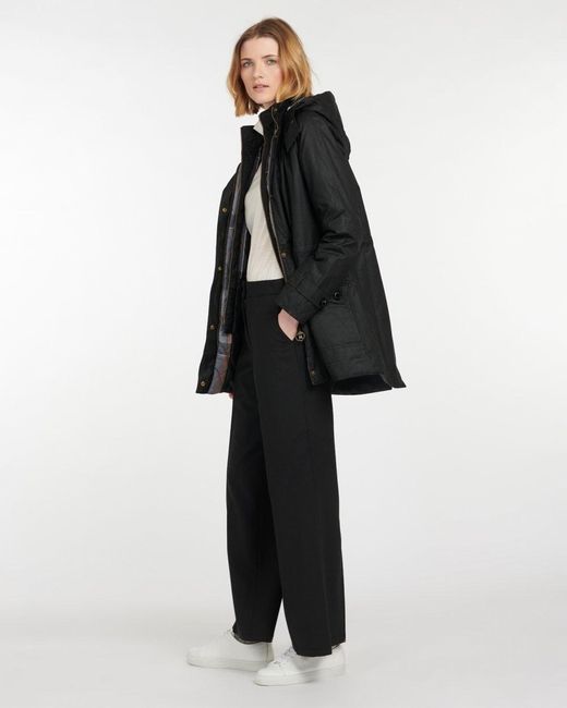 Barbour Black Cannich Wax Jacket