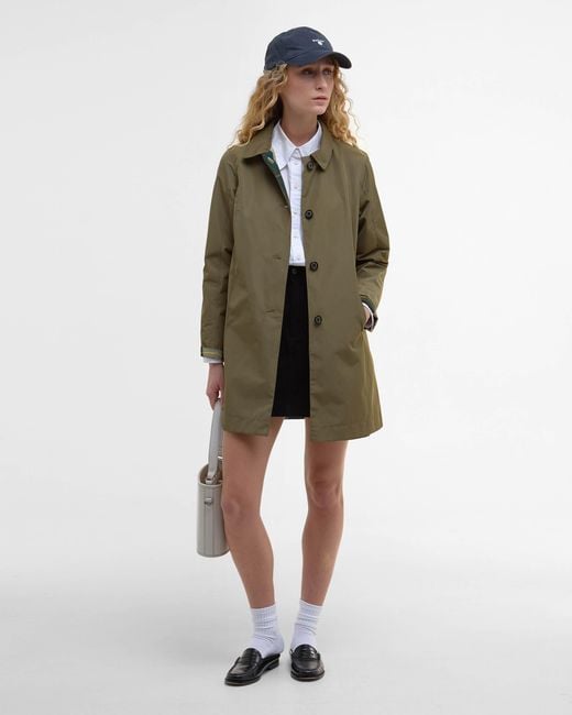 Barbour Green Babbity Reversible Showerproof Jacket