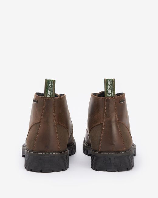 Barbour Brown Maxwell Chukka Boots for men