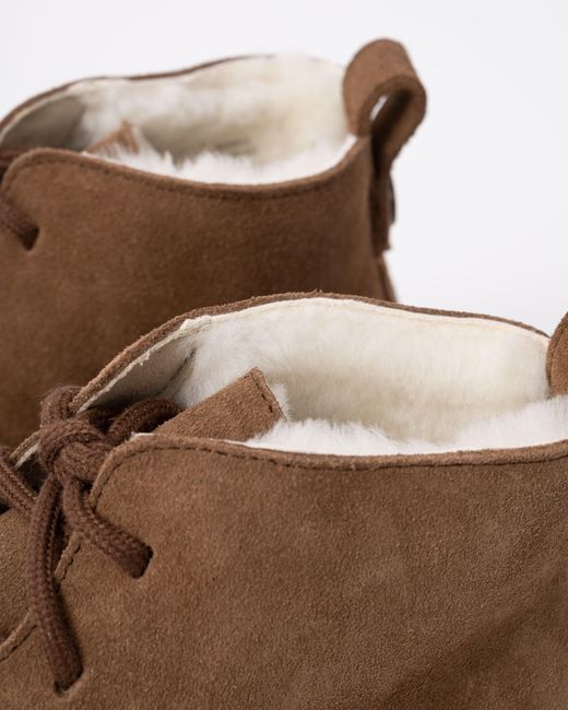 Birkenstock Brown Uppsala Mid Shearling Suede Boots