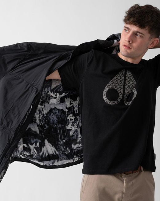 Moose Knuckles Black Ash Shirt Jacket for men